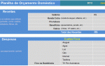 Planilha de Controle de Despesas Domésticas