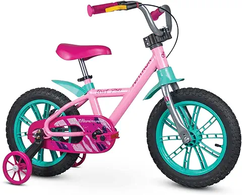 Bicicleta Infantil Aro 14 First Pro Feminina, Nathor