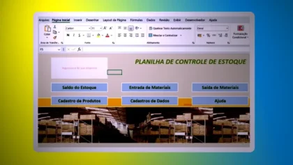 Melhor Planilha de Controle de Estoque