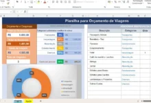 Planilha Para Despesas de Viagens