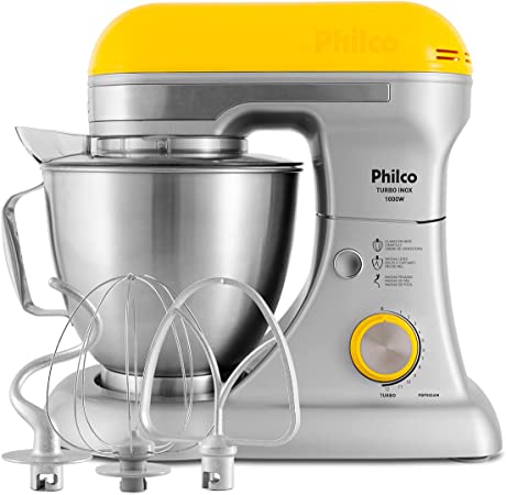 Batedeira Planetária Philco PBP800AM Turbo Inox 220V