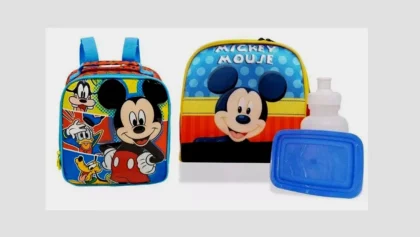 melhores lancheiras Mickey & Minnie Mochilas e estojos