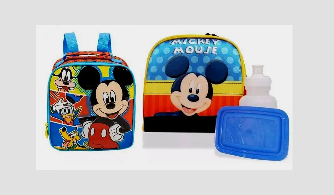 melhores lancheiras Mickey & Minnie Mochilas e estojos