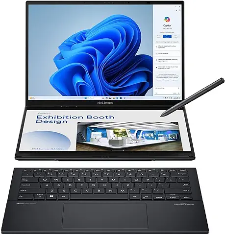 Zenbook DUO Laptop, Dual 35.6 cm OLED 3K 120Hz Touch