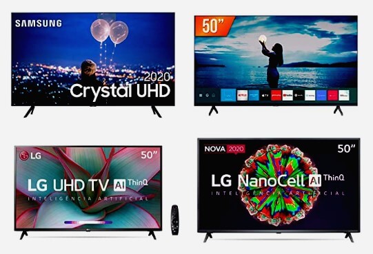 Melhores Smart TV de 50 Polegadas