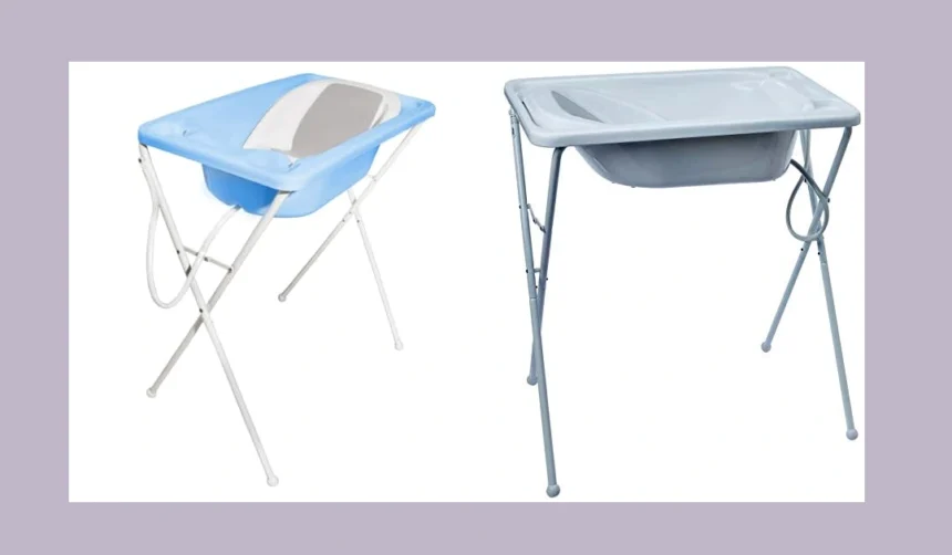 Banheira Bebe Plástica Acqua Trio Azul