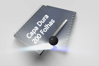 Melhor caderno Capa Dura 200 Folhas