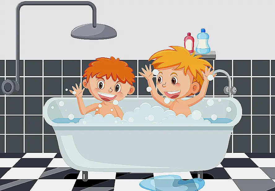 Hora do Banho dos Bebês