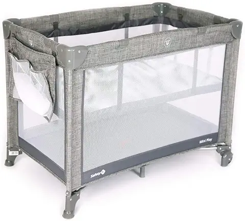 Safety 1st, Berço Mini Play, Grey Denim