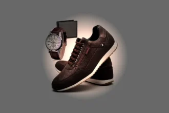 Sapatênis Sapato Casual Masculino + Relógio e Carteira