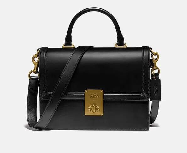 Bolsa de couro Coach 17kb