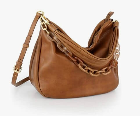 Bolsa feminina em couro 6503 - Luz da Lua