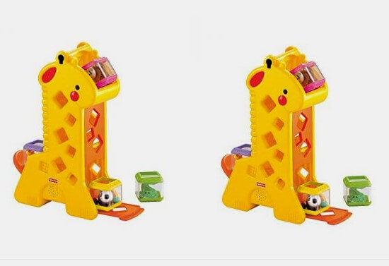 Girafa Pick a Block, Fisher Price, Mattel