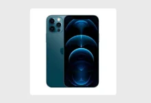O iPhone 12 Pro Max com 128 GB Azul-Pacífico