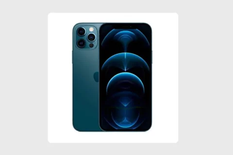 O iPhone 12 Pro Max com 128 GB Azul-Pacífico