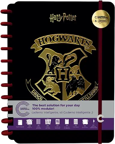 Caderno Inteligente, Grande, Harry Potter, 200x275 mm, 80 Folhas