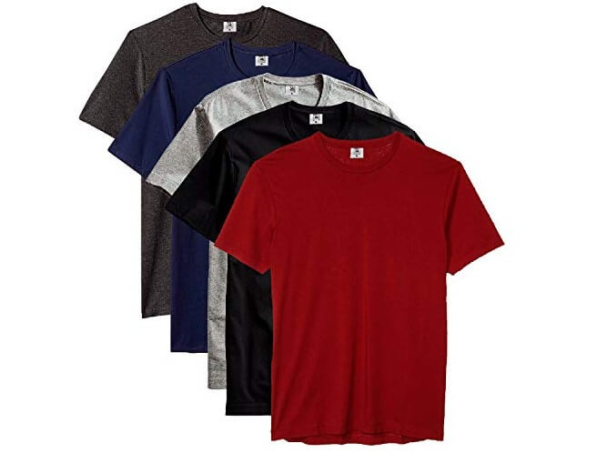 Kit com 5 Camisetas Masculinas Básicas Algodão Premium