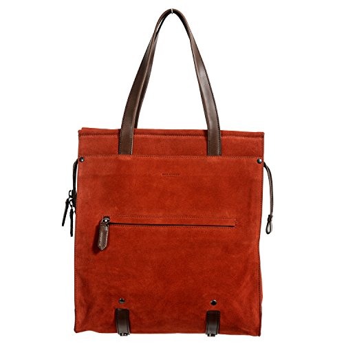 Bolsa de ombro feminina 100% marrom couro BelStaff