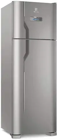 Refrigerador Frost Free cor Inox 310L Electrolux