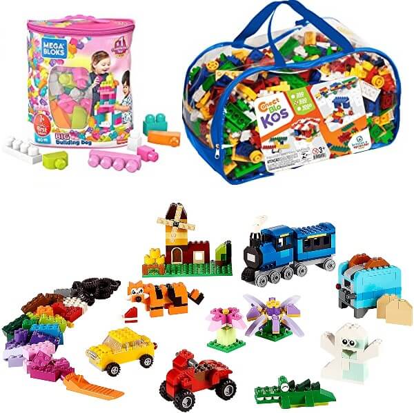 Os melhores brinquedos blocos de montar para crianças