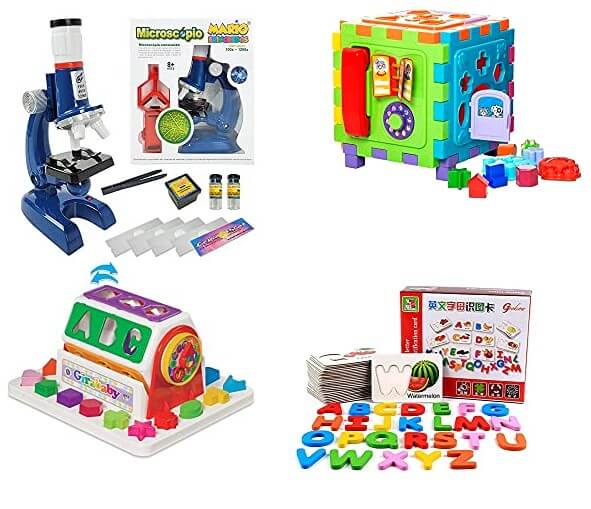 Lista de brinquedos educativos para crianças