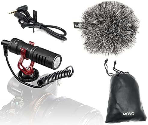 MOVO VXR10 Universal Video Microfone com Monte De Choque