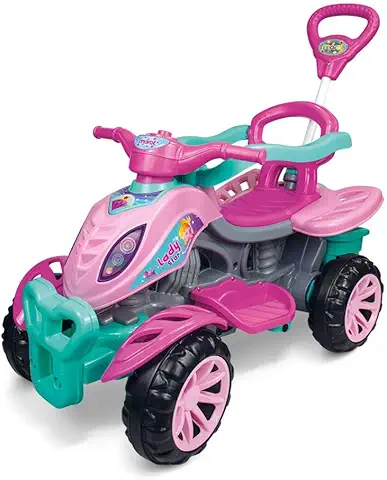 Quadriciclo Infantil Feminino Lady Star Rosa