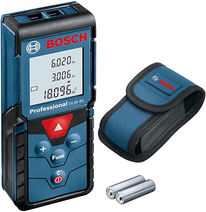 Trena Laser Bosch GLM 40 alcance 40m com bolsa protetora