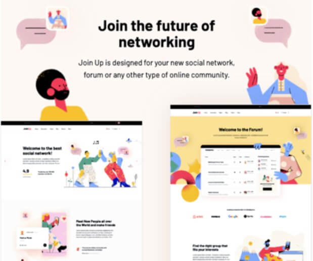 Join Up - BuddyPress Community Theme