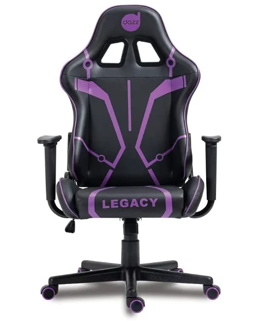 Cadeira Gamer Legacy Series, Preto/Roxo