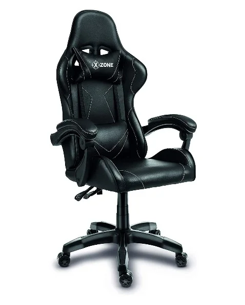 Cadeira Gamer XZONE, Premium, Preto/Branco, Ajuste de 0 a 13° - CGR-01-BW
