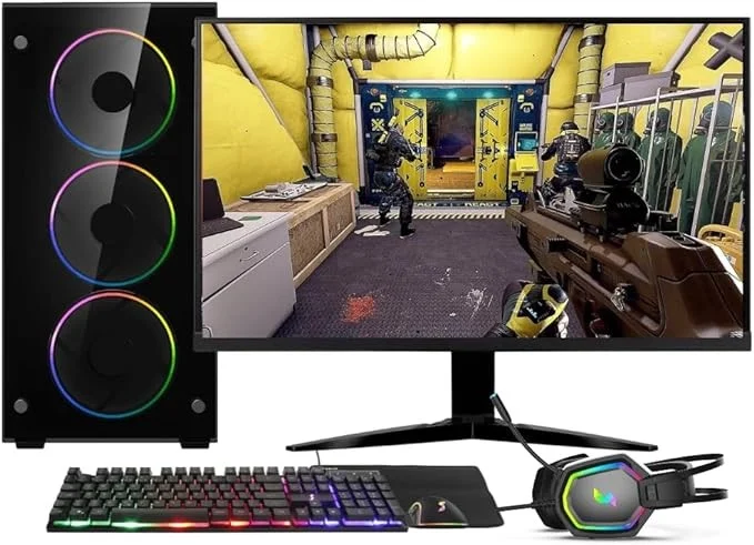 PC Gamer Completo AMD Ryzen 7 5700G, Gráficos Radeon VEGA 8, 16GB DDR4, SSD NVMe 512GB