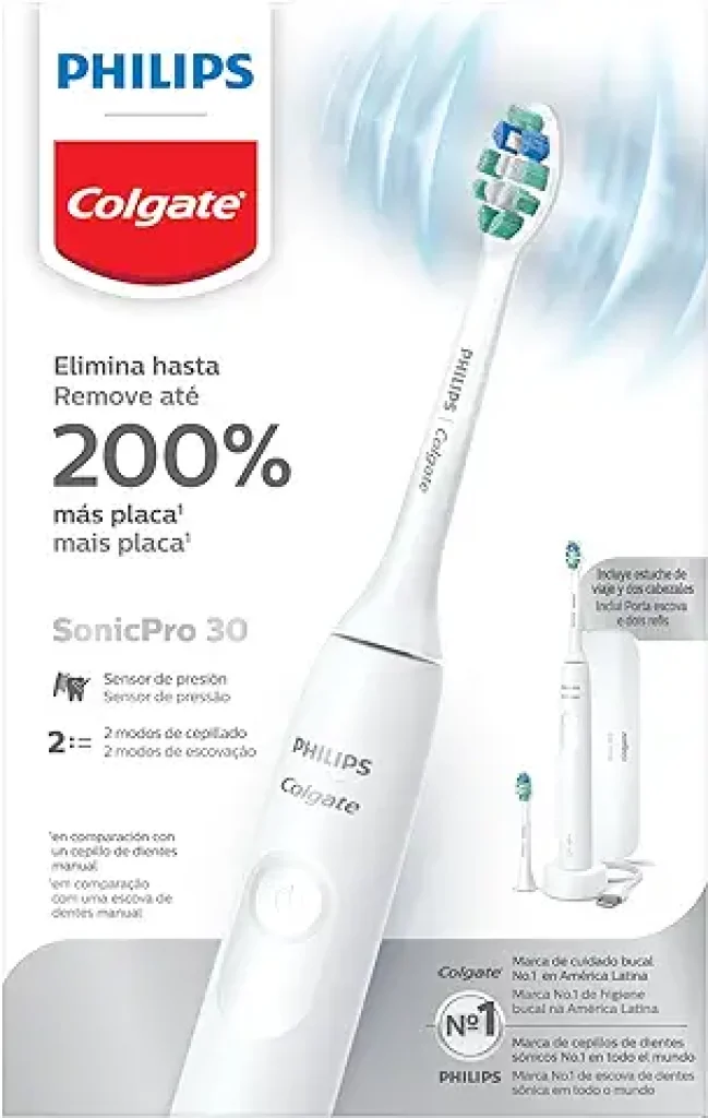 Colgate Escova De Dente Elétrica Philips Sonic Pro 30