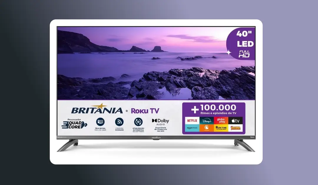 Smart TV Britânia 40 Polegadas