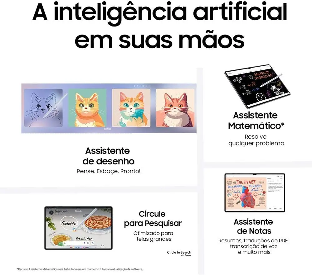 Qual tablet você deve escolher da linha Galaxy Tab S10