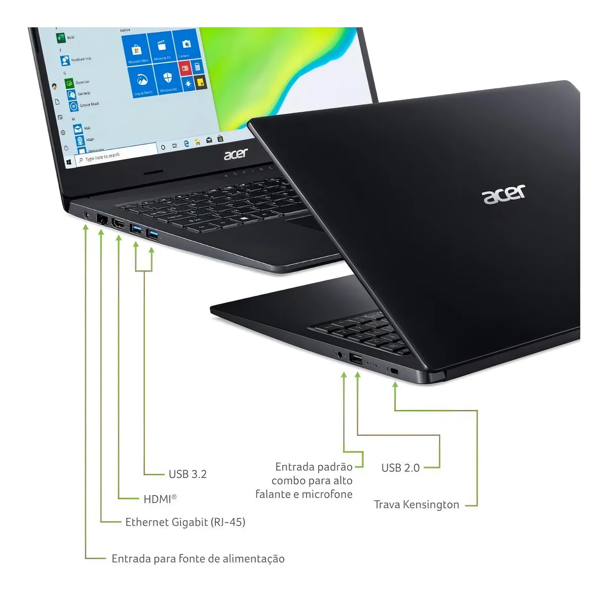 Principais Características do Acer Aspire 3 A315