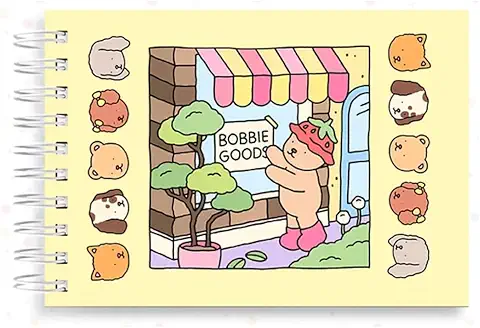 Caderno Colorido Bobbie Goods 100 Folhas
