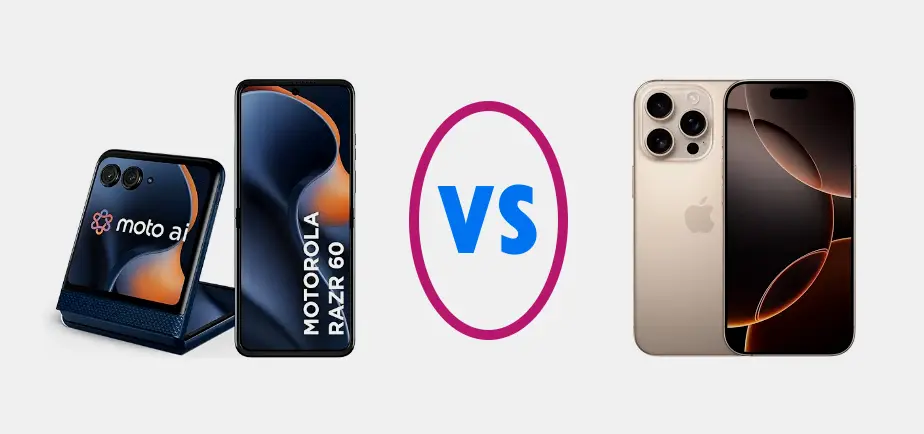 Motorola Razr 60 vs iPhone 16 Pro