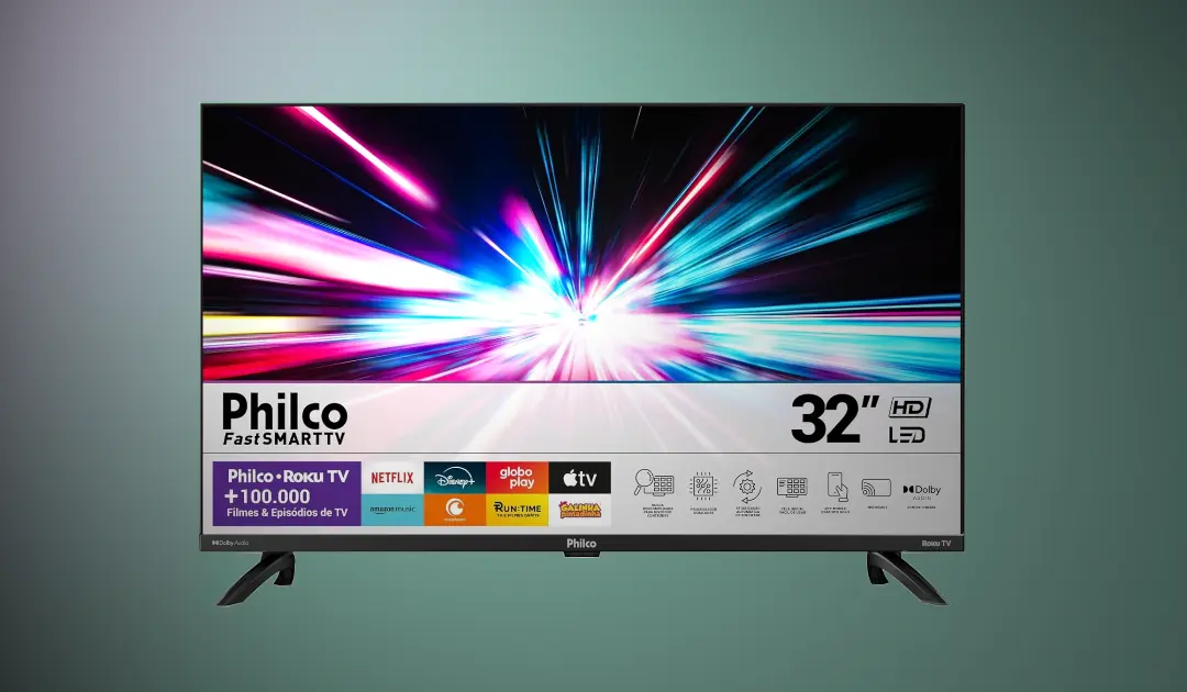 Smart TV 32 Philco Roku