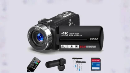 A Filmadora 4K 80MP Acrensly é Boa