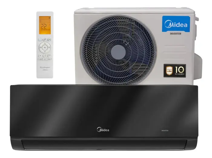 Ar Condicionado Split Inverter 12000 Btu Black Edition Q/f M Cor Preto