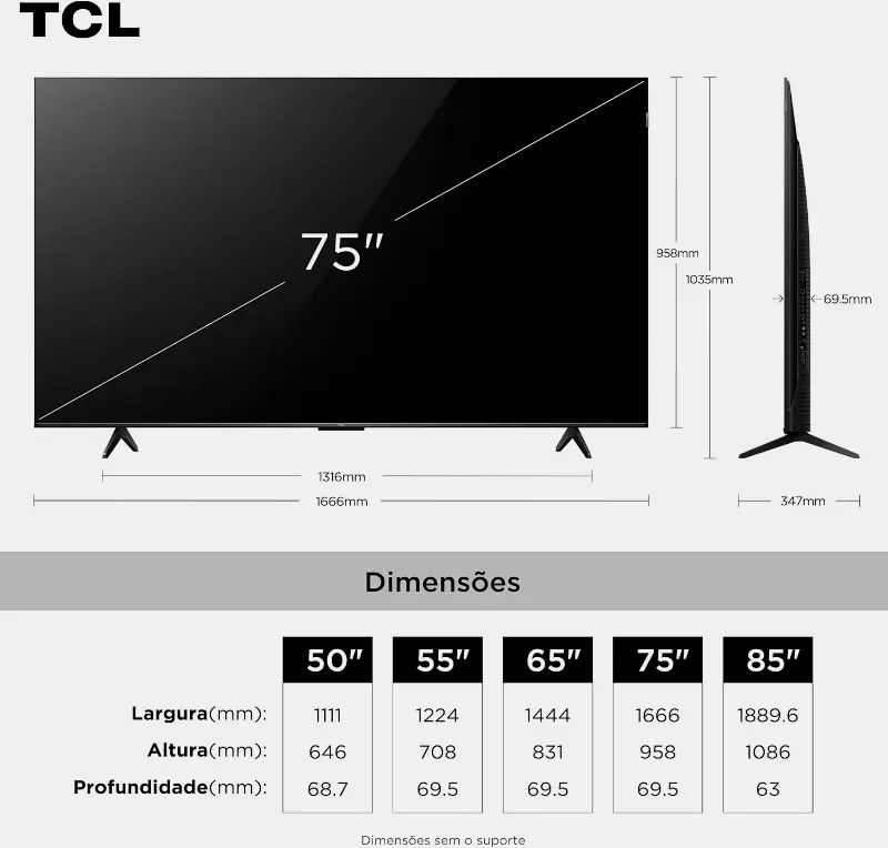 Principais Benefícios da Smart TV TCL 75