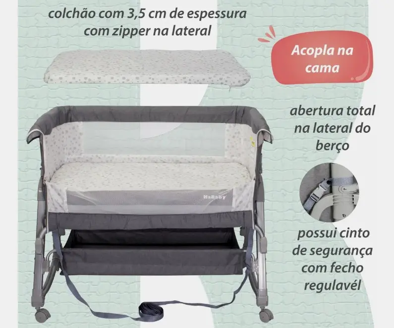 Os Benefícios do Berço Portátil Moises Co-bed KaBaby