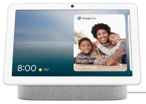 Google Nest Hub Max com assistente virtual Google