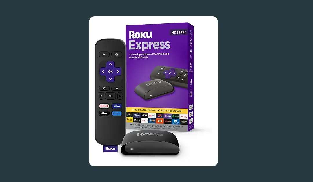 Roku Express para TV é Bom