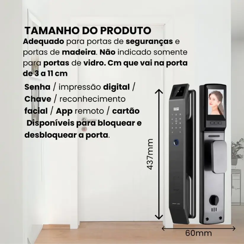 Os Benefícios da Fechadura Eletrônica Inteligente Com Câmera