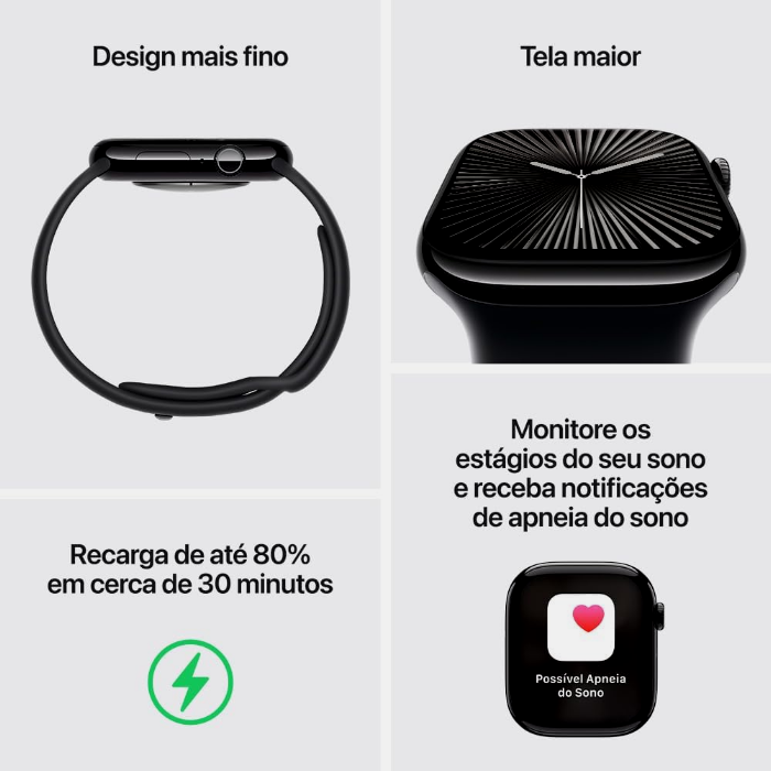 Benefícios do Apple Watch Series 10 GPS