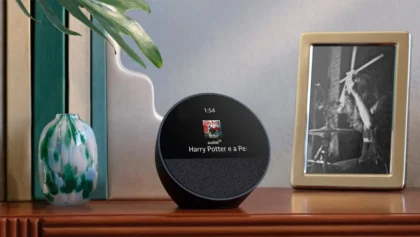 Echo Spot com Alexa é Bom