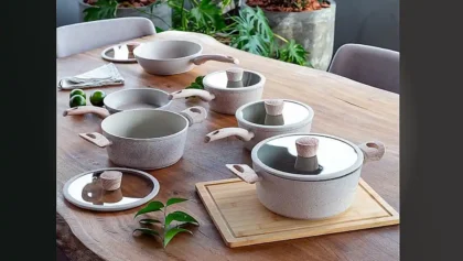 Jogo de Panelas Brinox Ceramic Life Sirius