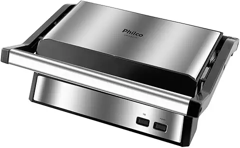 Grill e Sanduicheira 2 em 1 Inox PGR21PI Philco